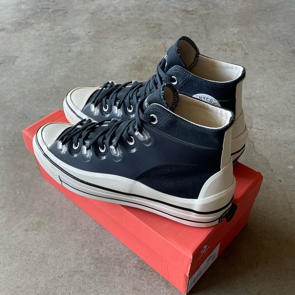 Converse X Kim Jones High-Top Classic All-Star 70 Black Sneakers/Shoes 13 Womens - Picture 4 of 9